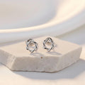 Sterling Silver Star Stud Earrings