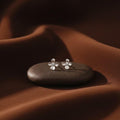 Sterling Silver Flower Stud Earrings